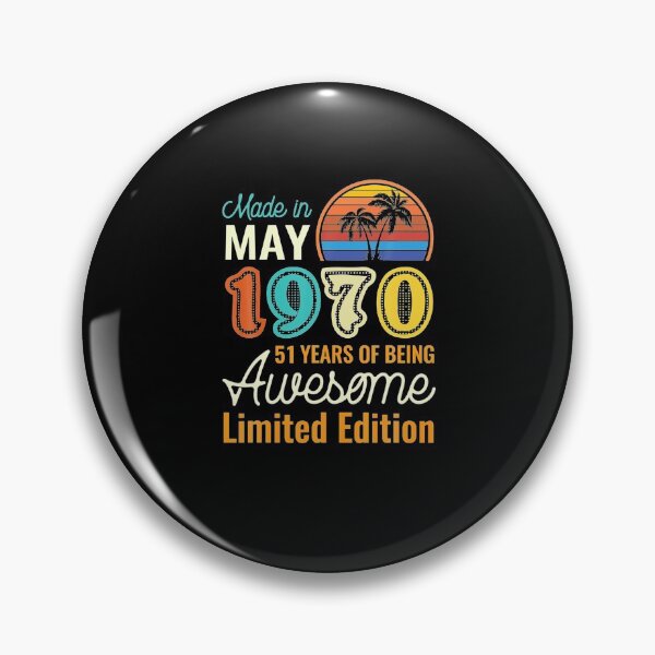Item preview, 51 Years Old Born in May 1970 Shirt 51st Birthday  designed and sold by RamonMontes.