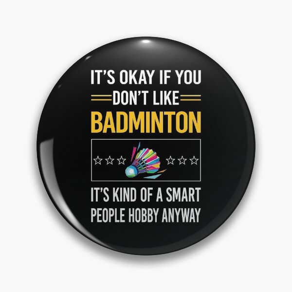 Item preview, Funny Smart People Badminton designed and sold by fatherbarliman.