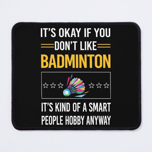 Item preview, Funny Smart People Badminton designed and sold by fatherbarliman.