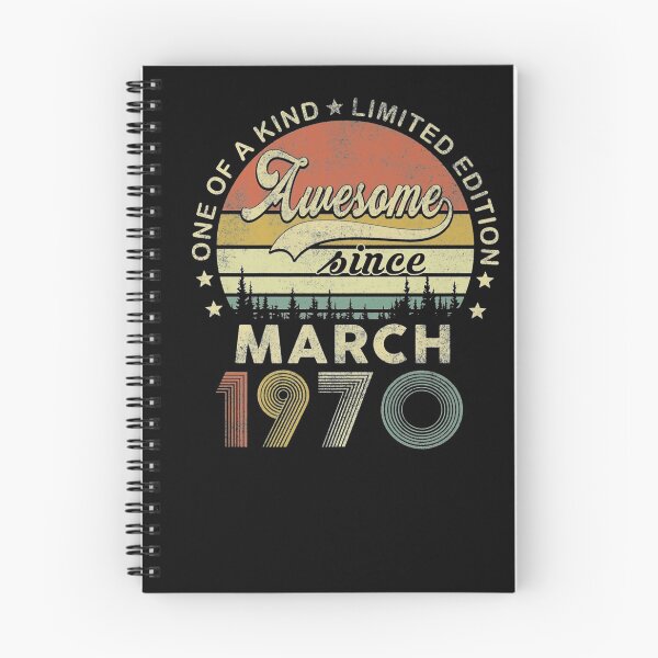 Item preview,  Vintage March 1970 Retro 51 Year Old 51st Birthday Idea Premium  designed and sold by RamonMontes.