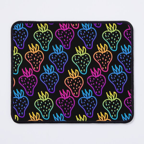 Item preview, Abstract rainbow strawberry designed and sold by CatheriLove.