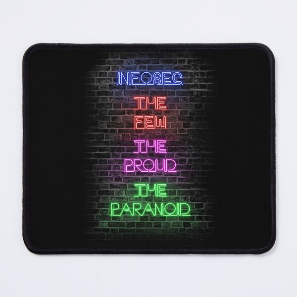 Item preview, Cybersecurity Few Proud Paranoid Poster Canvas Print designed and sold by Nerd Shizzle.