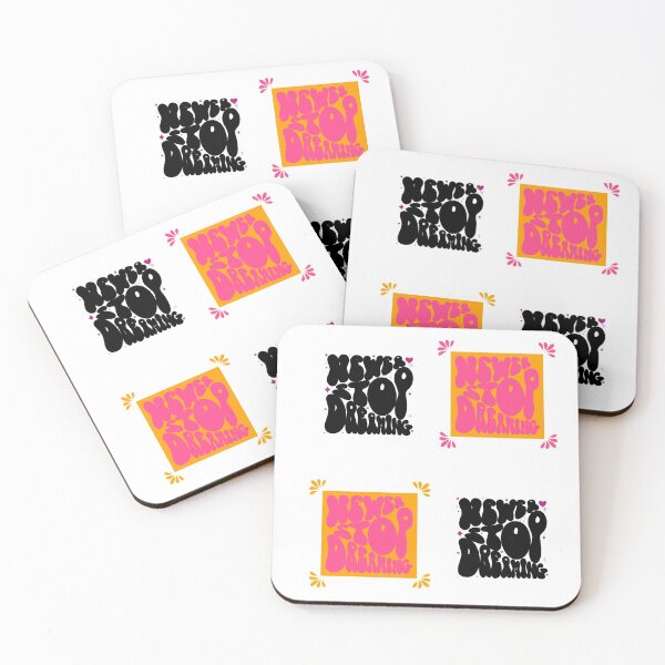 Item preview, Never Stop Dreaming Art quote  designed and sold by InnaMGraphic.