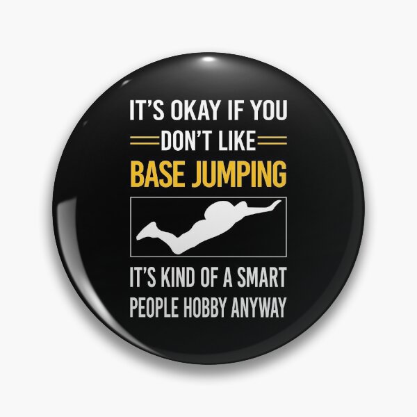 Item preview, Funny Smart People Base Jumping designed and sold by fatherbarliman.