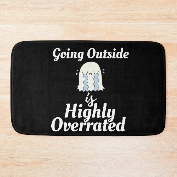 Item preview, Going outside is highly overrated - funny introvert  designed and sold by Hoetoons.