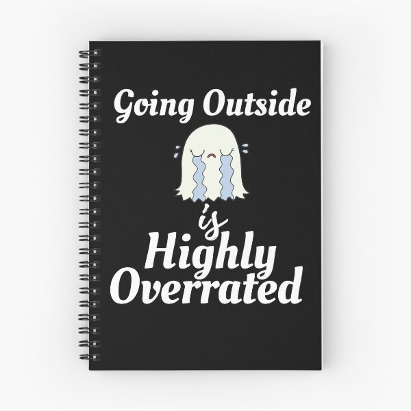 Item preview, Going outside is highly overrated - funny introvert  designed and sold by Hoetoons.