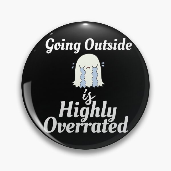 Item preview, Going outside is highly overrated - funny introvert  designed and sold by Hoetoons.