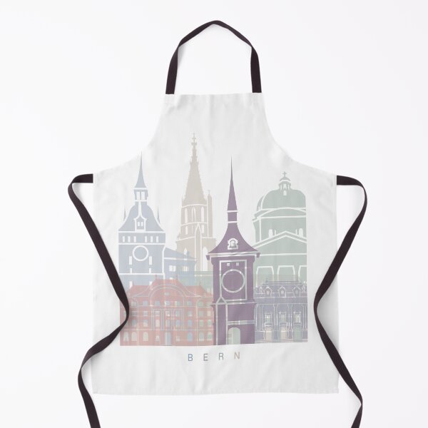 Item preview, BERN SKYLINE POSTER PASTEL designed and sold by paulrommer.