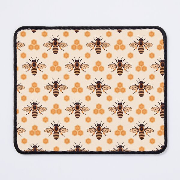 Item preview, Honey bee with honeycomb cells designed and sold by CatheriLove.