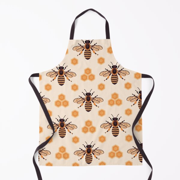 Item preview, Honey bee with honeycomb cells designed and sold by CatheriLove.
