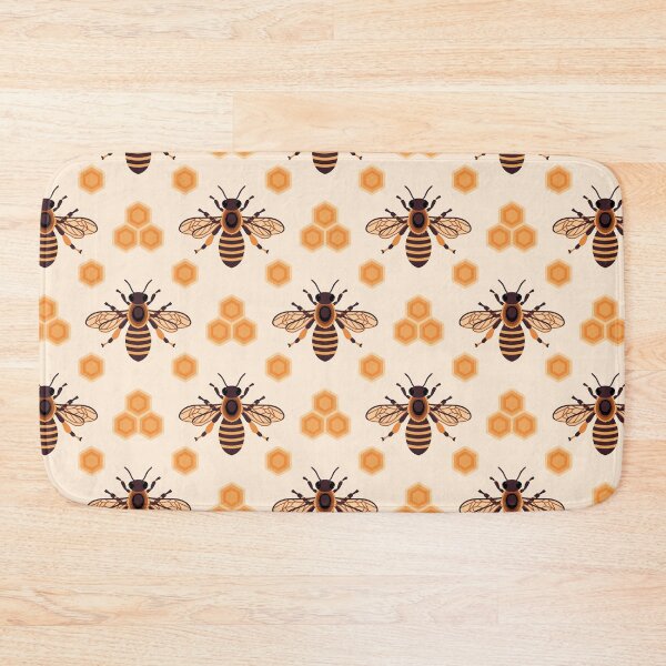 Item preview, Honey bee with honeycomb cells  designed and sold by CatheriLove.