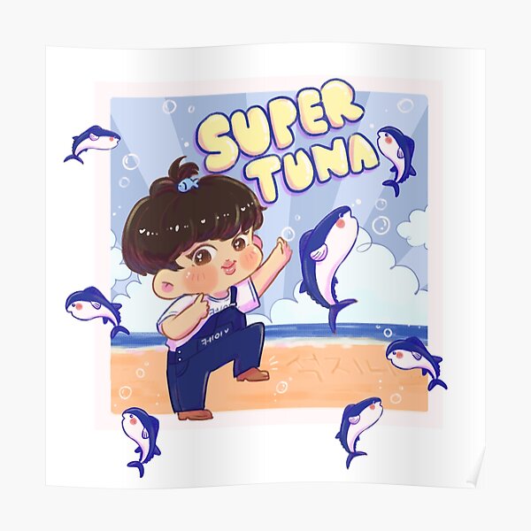 "super tuna jin" Poster by karendsolis Redbubble