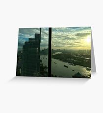 Vietnam - Ho Chi Minh City - view from Le Reverie Saigon Greeting Card