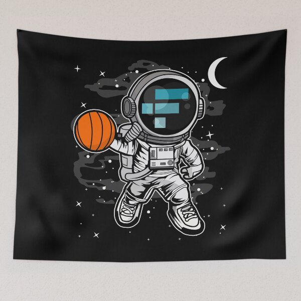 Item preview, Astronaut Basketball FTX Coin To The Moon Crypto Token Cryptocurrency Blockchain Wallet HODL designed and sold by AdamRoberts90.