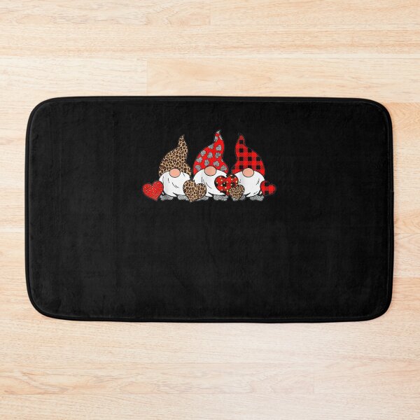 Item preview, Cute Gnome Leopard Buffalo Plaid Heart Valentine's Day Gifts T-Shirt designed and sold by shop   luisant.