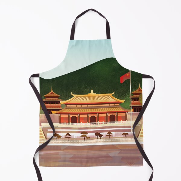 Item preview, Xiamen China temple travel poster designed and sold by Arctic frame studio.
