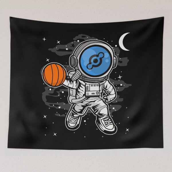 Item preview, Astronaut Basketball Helium HNT Coin To The Moon Crypto Token Cryptocurrency Blockchain Wallet HODL designed and sold by AdamRoberts90.