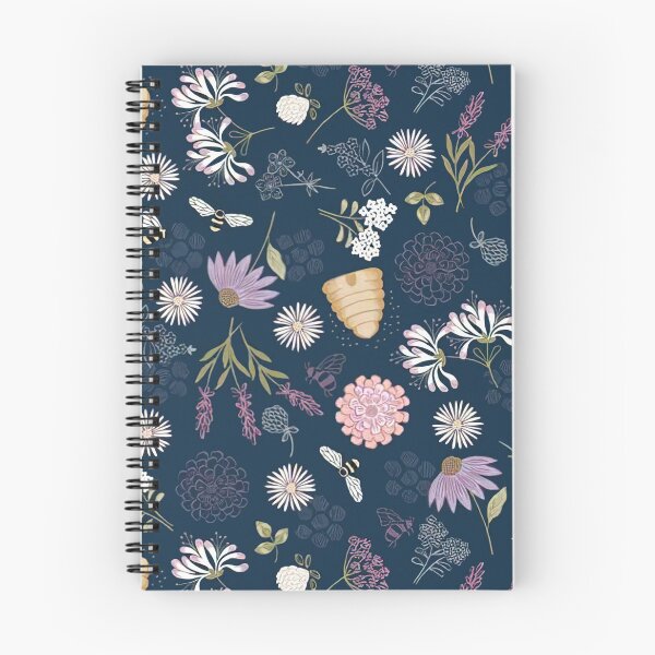 Item preview, Bee Daisy Floral Drawing  designed and sold by CatheriLove.