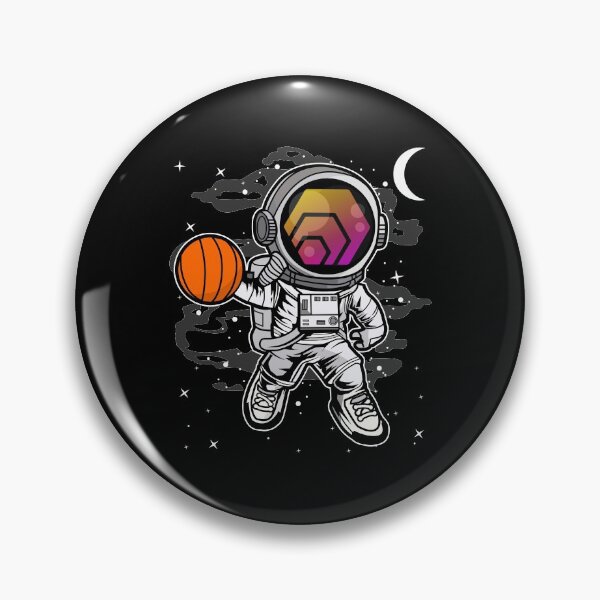 Item preview, Astronaut Basketball HEX Coin To The Moon Crypto Token Cryptocurrency Blockchain Wallet HODL designed and sold by AdamRoberts90.