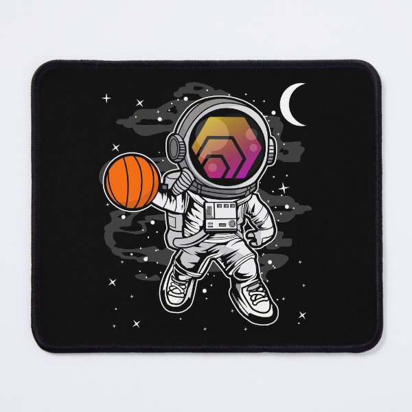 Artikelvorschau, Astronaut Basketball HEX Coin To The Moon Crypto Token Cryptocurrency Blockchain Wallet HODL entworfen und verkauft von AdamRoberts90.