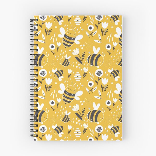 Item preview, Beautiful seamless Floral Bee designed and sold by CatheriLove.