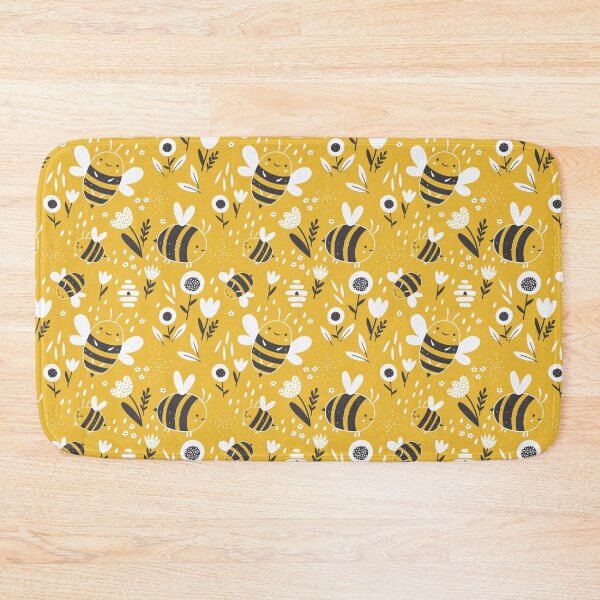Item preview, Beautiful seamless Floral Bee designed and sold by CatheriLove.
