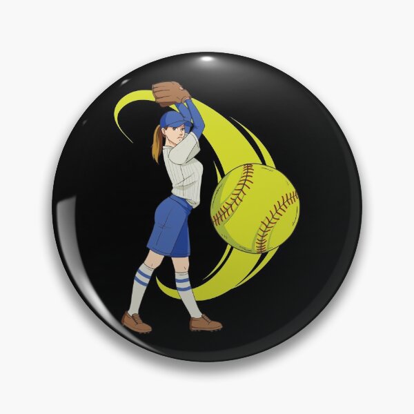 Item preview, Baseball Softball Girl Pitcher Art designed and sold by Luxara1.