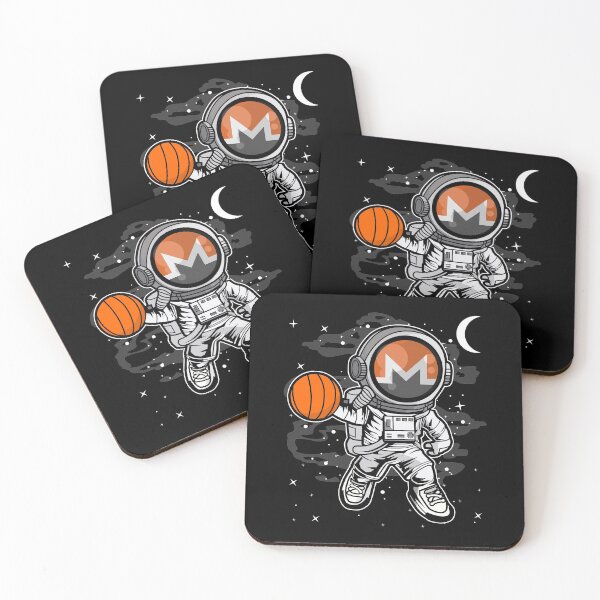 Item preview, Astronaut Basketball Monero XMR Coin To The Moon Crypto Token Cryptocurrency Blockchain Wallet HODL designed and sold by AdamRoberts90.