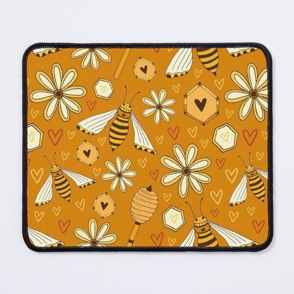 Item preview, Bee Flower Pattern designed and sold by CatheriLove.