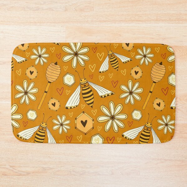 Item preview, Bee Flower Pattern designed and sold by CatheriLove.