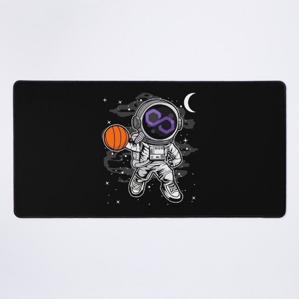 Item preview, Astronaut Basketball Polygon Matic Coin To The Moon Crypto Token Cryptocurrency Blockchain Wallet HODL designed and sold by AdamRoberts90.