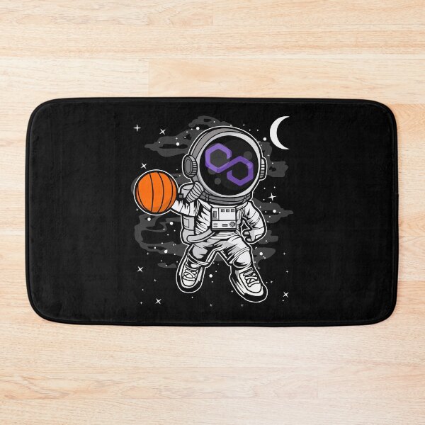 Item preview, Astronaut Basketball Polygon Matic Coin To The Moon Crypto Token Cryptocurrency Blockchain Wallet HODL designed and sold by AdamRoberts90.