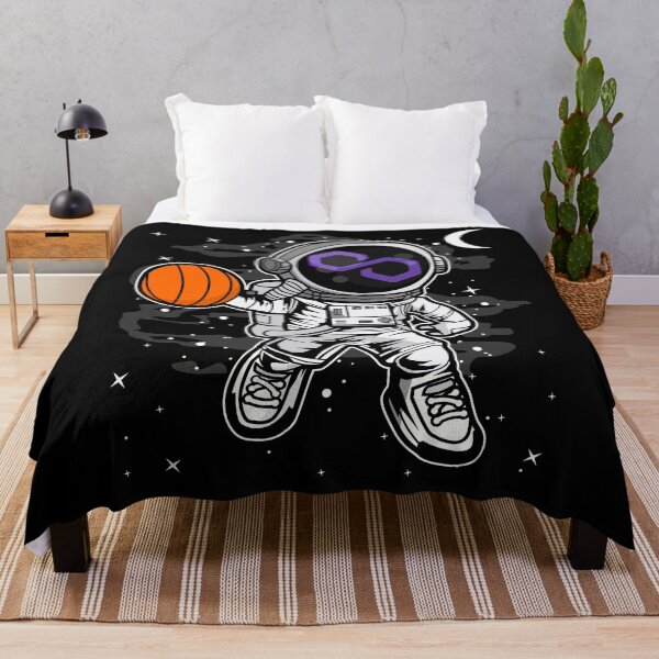 Item preview, Astronaut Basketball Polygon Matic Coin To The Moon Crypto Token Cryptocurrency Blockchain Wallet HODL designed and sold by AdamRoberts90.