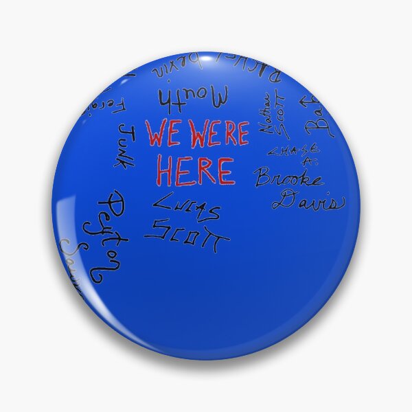 Item preview, We Were Here Sticker designed and sold by KamilJelinek.