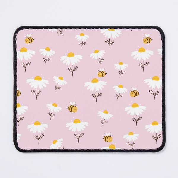 Item preview, Bee cartoon on pink designed and sold by CatheriLove.