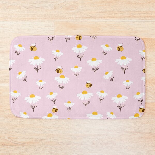 Item preview, Bee cartoon on pink  designed and sold by CatheriLove.