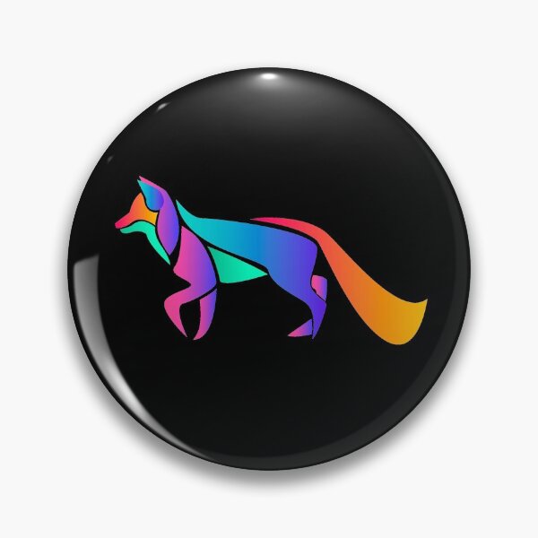 Item preview, Rainbow Fox Silhouette designed and sold by murkyswamp.