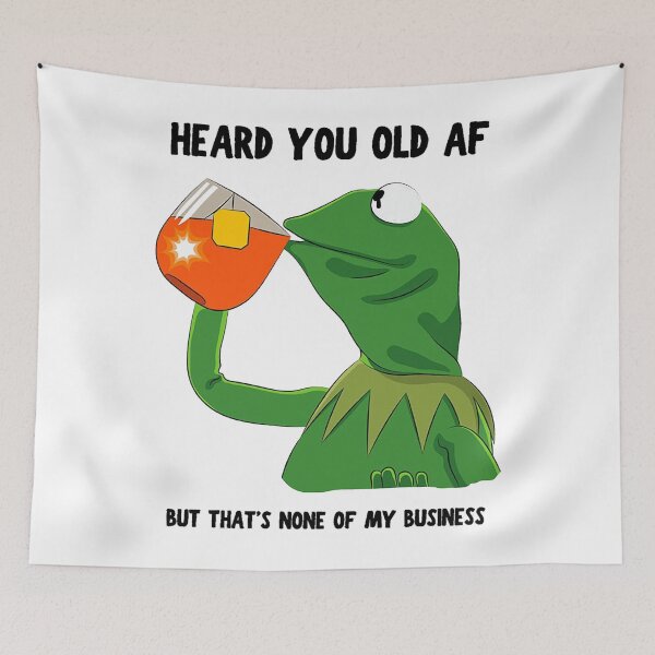 Item preview, Funny Kermit Meme Birthday designed and sold by TaraSquires.