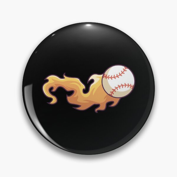 Item preview, Burning Baseball Softball Art designed and sold by Luxara1.