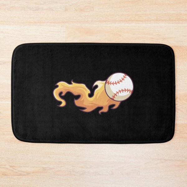 Item preview, Burning Baseball Softball Art designed and sold by Luxara1.