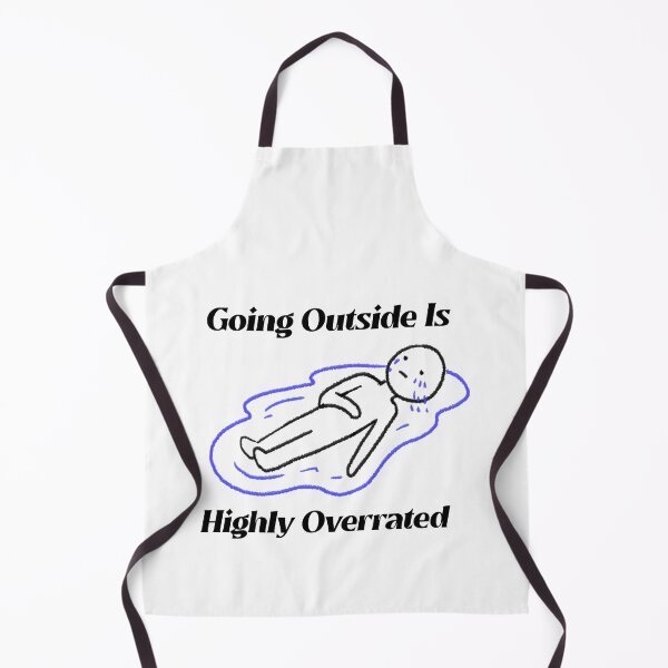 Item preview, going outside is highly overrated - funny introvert designed and sold by Hoetoons.