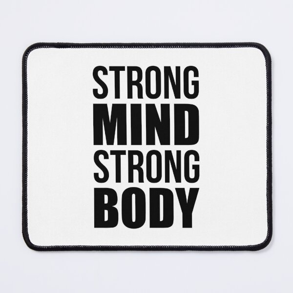 Item preview, Strong Mind Strong Body - Gym Quote designed and sold by maniacfitness.