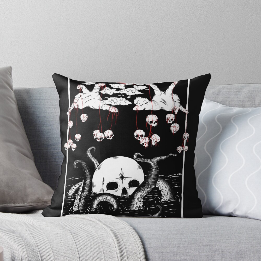 Item preview, Throw Pillow designed and sold by Octosco.