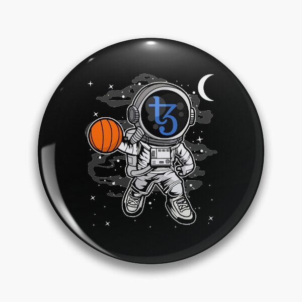 Item preview, Astronaut Basketball Tezos XTZ Coin To The Moon Crypto Token Cryptocurrency Blockchain Wallet HODL designed and sold by AdamRoberts90.