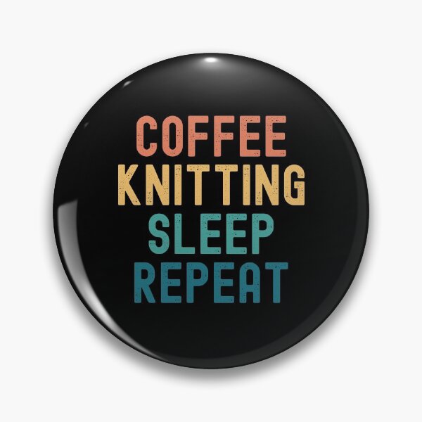 Item preview, Coffee Knitting Sleep Repeat - Funny Knitting & Coffee Gift designed and sold by kindxinn.
