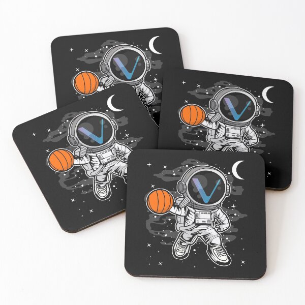 Item preview, Astronaut Basketball Vechain VET Coin To The Moon Crypto Token Cryptocurrency Blockchain Wallet HODL designed and sold by AdamRoberts90.