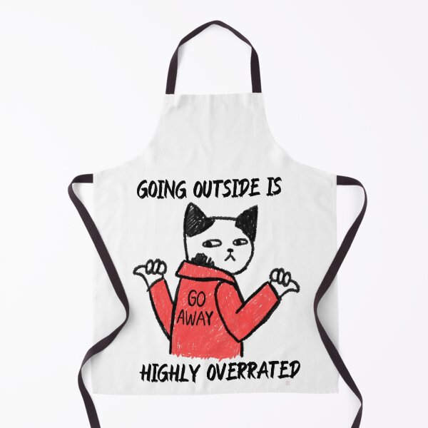Item preview, going outside is highly overrated - funny introvert designed and sold by Hoetoons.