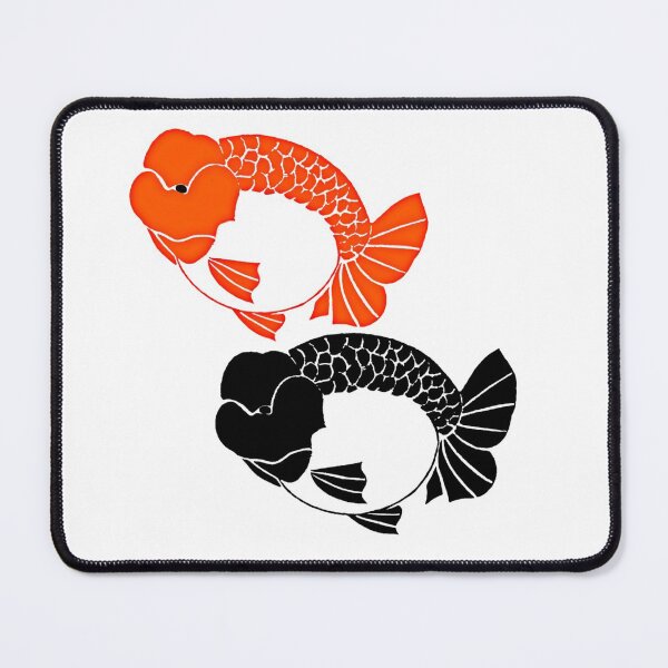Item preview, Ranchu Goldfish Side View Logo Pair designed and sold by Nosnah.