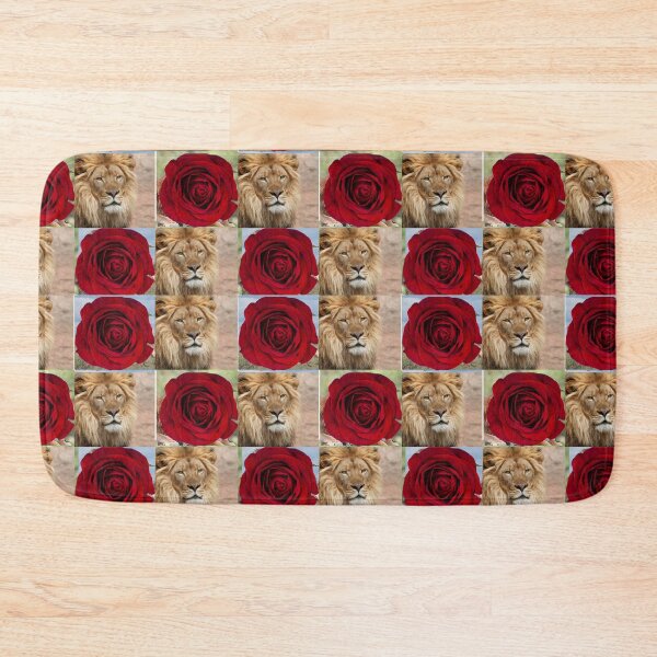 Item preview, Floral Red Roses and the Lion designed and sold by Hinny8.