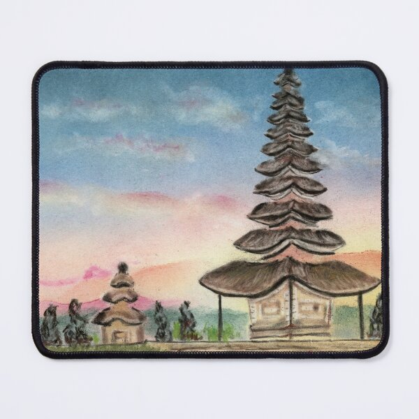 Item preview, Ulun Danu Beratan Temple, Bali designed and sold by blissingart.